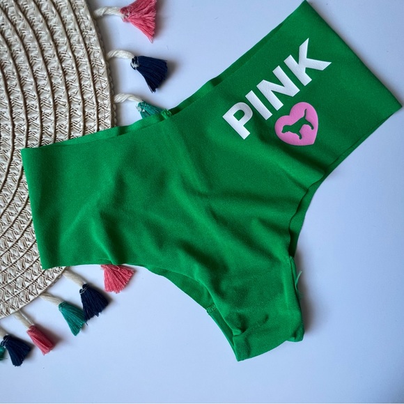 Victoria's Secret PINK No Show Cheekster Panty Pack of 5 Large NEW - Picture 5 of 8